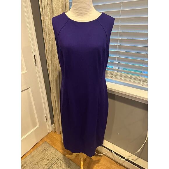size 8 Talbot sleeveless blueish purple dress - Picture 1 of 4
